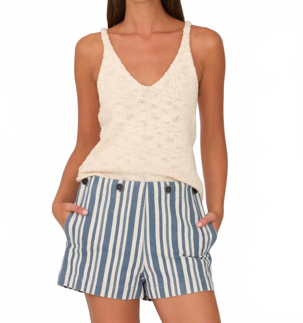 NEW SECULAR sailor short in blue stripe